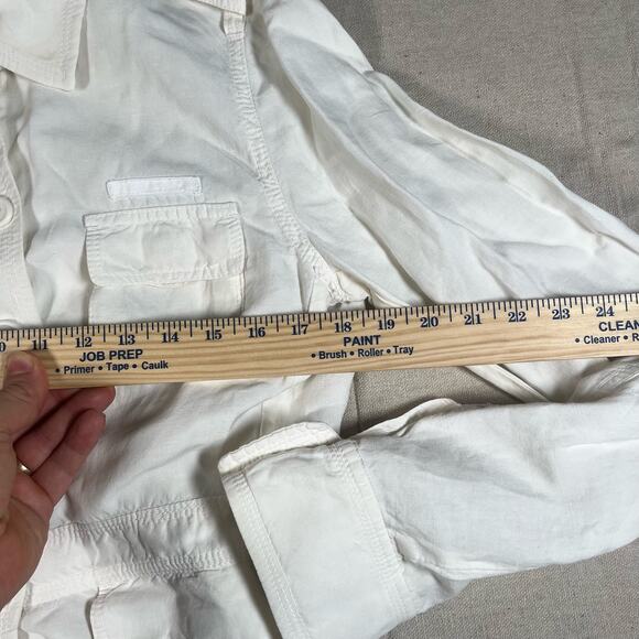 J. Crew Linen Silk Jacket Womens Medium - Picture 4 of 5